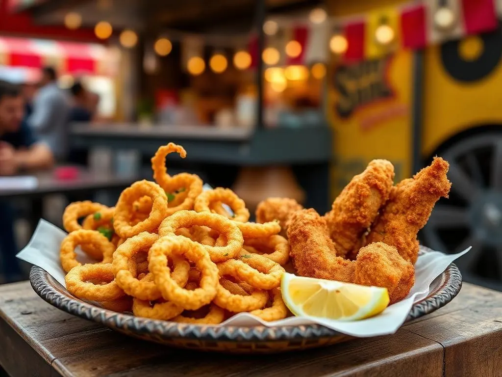 Ración de street food para compartir
